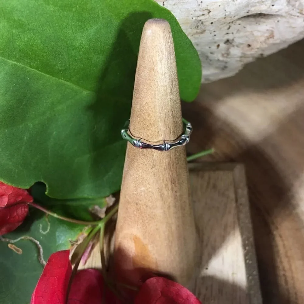 Bamboo Sterling Silver Toe Ring